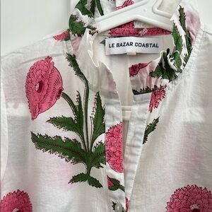 Le Bazar Coastal Floral Blouse